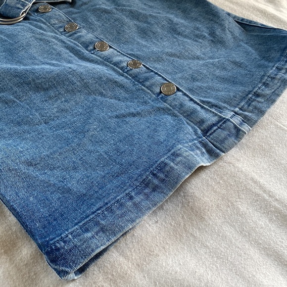 Garage Belted Denim Dress - Picture 5 of 9